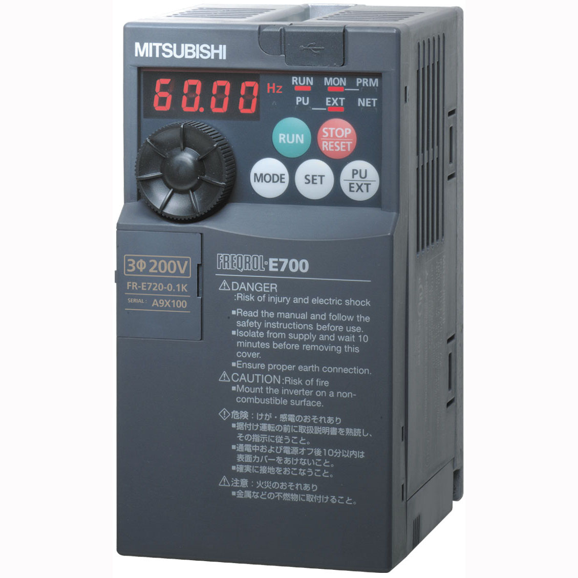 FR-E720S-0.1K-CHT 三菱變頻器FR-E720S-0.1K-CHT價格好 單相200V 100W型銷售